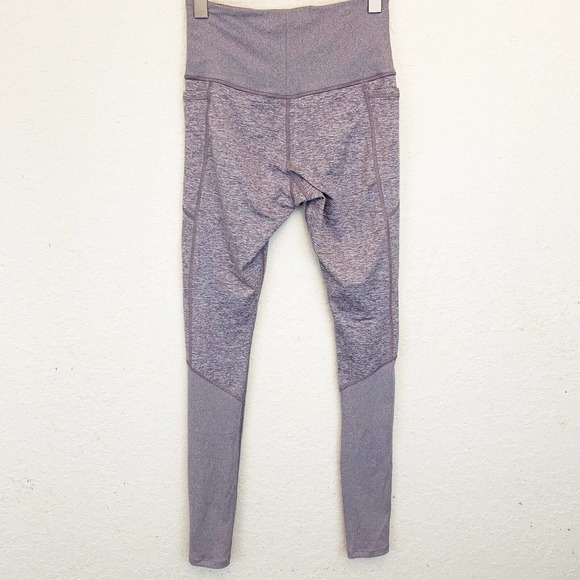 Athleta Womens Small Exhale Stash Pocket Heel Tight in SoftLuxe Comet Grey - Picture 5 of 7